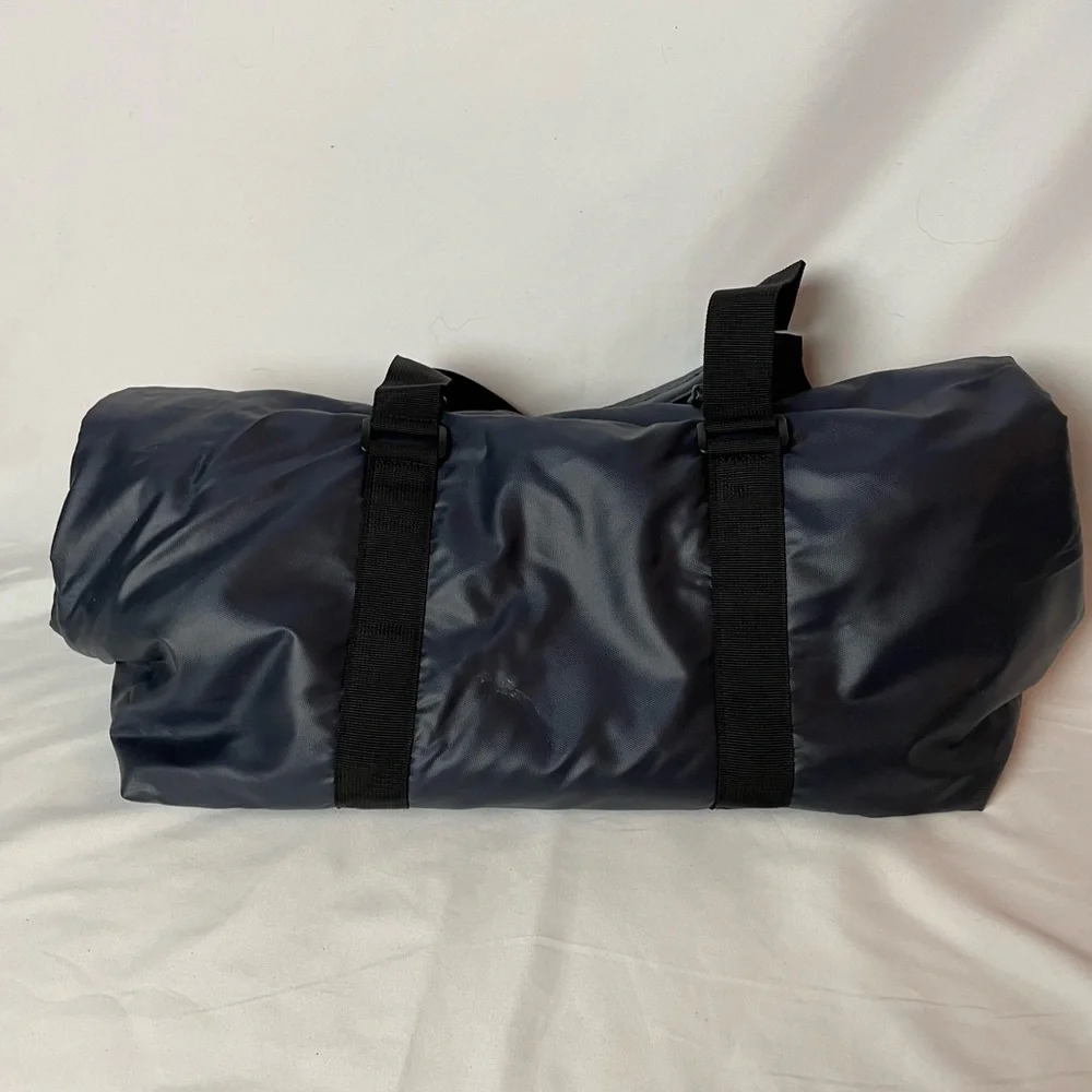 BOSS Hugo Boss Parfums Weekender Duffle Travel Overnight Bag Navy Blue Men’s